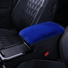 Load image into Gallery viewer, Universal Soft Faux Fur Plush Car Armrest Box Pad Cover Center Console Box Armrest Pad Cushion Women Car Interior Accessories
