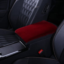 Load image into Gallery viewer, Universal Soft Faux Fur Plush Car Armrest Box Pad Cover Center Console Box Armrest Pad Cushion Women Car Interior Accessories
