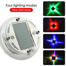 Load image into Gallery viewer, Car Auto Waterproof Wheel LED Solar Energy Light Flash Car Wheel Tire Rim Led Light Automobile Burst Flashing LED Light Tyre Cap Lamp
