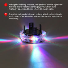 Load image into Gallery viewer, Car Auto Waterproof Wheel LED Solar Energy Light Flash Car Wheel Tire Rim Led Light Automobile Burst Flashing LED Light Tyre Cap Lamp