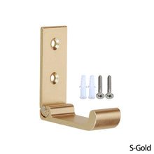 Load image into Gallery viewer, Wall Aluminum Alloy Folding Hook Hidden Robe Coat Hook Home Bathroom Kitchen Towel Hooks With Screws