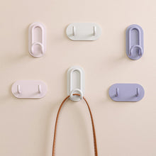Load image into Gallery viewer, Punch Free Metal Hook Self-adhesive Door Back Clothes Hanger Wall Bathroom Kicthen Hanging Hooks Key Hooks