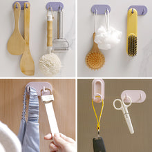 Load image into Gallery viewer, Punch Free Metal Hook Self-adhesive Door Back Clothes Hanger Wall Bathroom Kicthen Hanging Hooks Key Hooks