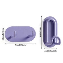 Load image into Gallery viewer, Punch Free Metal Hook Self-adhesive Door Back Clothes Hanger Wall Bathroom Kicthen Hanging Hooks Key Hooks
