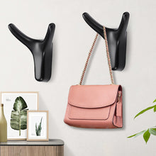 Load image into Gallery viewer, Ox Horn Hook Aluminum Alloy Wall Mounted Hooks Dual Coat Bag Hanger Door Back Kitchen Wardrobe Hooks Bathroom Rack
