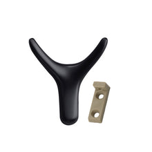 Load image into Gallery viewer, Ox Horn Hook Aluminum Alloy Wall Mounted Hooks Dual Coat Bag Hanger Door Back Kitchen Wardrobe Hooks Bathroom Rack