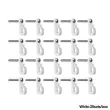 Load image into Gallery viewer, 20sets Light String Hooks Light Strip Clips with Screws Outdoor Cable Wire Organizer Garden Plants Basket Hanging Clip Wind Chimes Hanger