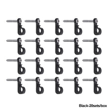 Load image into Gallery viewer, 20sets Light String Hooks Light Strip Clips with Screws Outdoor Cable Wire Organizer Garden Plants Basket Hanging Clip Wind Chimes Hanger