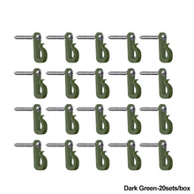 Load image into Gallery viewer, 20sets Light String Hooks Light Strip Clips with Screws Outdoor Cable Wire Organizer Garden Plants Basket Hanging Clip Wind Chimes Hanger