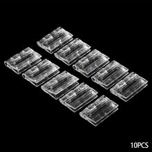 Load image into Gallery viewer, 10pcs Transparent Plastic Folding Hinges Durable Clear Acrylic Hinge Tools DIY Cabinet Hardware Furniture Cabinet Door Hinges