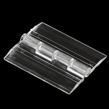 Load image into Gallery viewer, 10pcs Transparent Plastic Folding Hinges Durable Clear Acrylic Hinge Tools DIY Cabinet Hardware Furniture Cabinet Door Hinges
