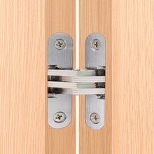 Load image into Gallery viewer, 2pcs/set Stainless Steel Hidden Conceal Hinge with Screws Invisible Cross Door Worktop Hinges for Folding Windows Furniture