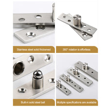 Load image into Gallery viewer, 360° Rotation Heavy Duty Door Pivot Hinge Stainless Steel Concealed Revolving Door Hinge Funiture Hardware