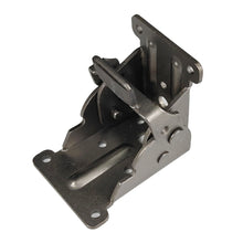Load image into Gallery viewer, Iron Folding Support Frame Self-Locking Hinge Table Leg Fittings Gussets for Folding Legs 90 Degree Folding Hinge Hardware Tool