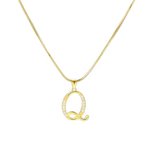 Load image into Gallery viewer, Minimalist Creative Letter Pendant Necklace Fashionable Alloy Letter Necklace Women Collarbone Chain Jewelry