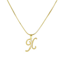 Load image into Gallery viewer, Minimalist Creative Letter Pendant Necklace Fashionable Alloy Letter Necklace Women Collarbone Chain Jewelry