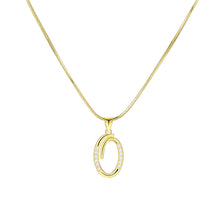 Load image into Gallery viewer, Minimalist Creative Letter Pendant Necklace Fashionable Alloy Letter Necklace Women Collarbone Chain Jewelry