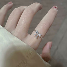 Load image into Gallery viewer, Cute Versatile Bowknot Ring Opening Adjustable Alloy Ring Niche Simple Sweet Ring Women Jewelry Accessory