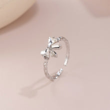 Load image into Gallery viewer, Cute Versatile Bowknot Ring Opening Adjustable Alloy Ring Niche Simple Sweet Ring Women Jewelry Accessory