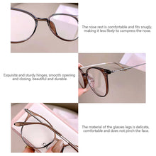 Load image into Gallery viewer, Color Changing Anti Blue Light Glasses Circular Glasses Frame Comfortable Outdoor Sunglasses For Women