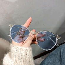 Load image into Gallery viewer, Color Changing Anti Blue Light Glasses Circular Glasses Frame Comfortable Outdoor Sunglasses For Women