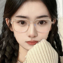Load image into Gallery viewer, Fashionable Anti Blue Light Square Frame Glasses Lightweight Comfortable Transparent Glasses For Women
