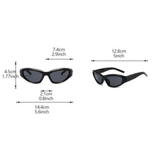 Load image into Gallery viewer, Personalized Retro Irregular Small Frame Sunglasses Unpolarized UV Protection Outdoor Sunglasses for Women