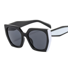 Load image into Gallery viewer, Fashionable Color Blocking Frame Sunglasses Gradient Lenses UV Protection Outdoor Sunglasses for Women Men