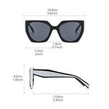 Load image into Gallery viewer, Fashionable Color Blocking Frame Sunglasses Gradient Lenses UV Protection Outdoor Sunglasses for Women Men