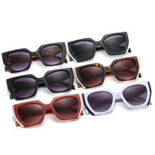 Load image into Gallery viewer, Fashionable Color Blocking Frame Sunglasses Gradient Lenses UV Protection Outdoor Sunglasses for Women Men
