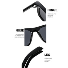 Load image into Gallery viewer, Versatile Simple Square Frame Sunglasses Unpolarized UV Protection Comfortable Outdoor Travel Sunglasses for Men