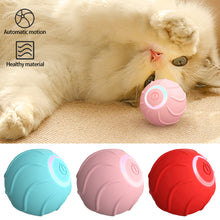 Load image into Gallery viewer, Automatic Cat Teaser Ball Jumping & Rolling Ball Smart Cat Toys Dog Interactive Toys Automatic Bouncing Ball with Light Rechargeable Teasing Kittens Jumping Ball