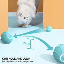Load image into Gallery viewer, Automatic Cat Teaser Ball Jumping & Rolling Ball Smart Cat Toys Dog Interactive Toys Automatic Bouncing Ball with Light Rechargeable Teasing Kittens Jumping Ball