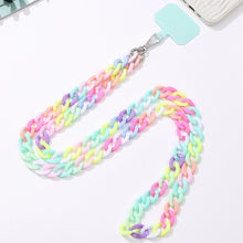 Load image into Gallery viewer, 1PC 120CM Color Acrylic Crossbody Chain Phone Case Jewelry Anti-Fall Anti-Loss Shoulder Strap Chain
