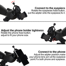 Load image into Gallery viewer, 1PC Universal Telescope Connect Mobile Phone Camera Holder Plastic Multi-Purpose Mobile Phone Photo Folder Telescope Accessories
