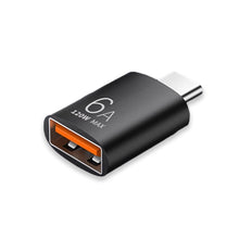 Load image into Gallery viewer, 6A CE Alloy OTG Adapter Type-C To USB3.0 Mobile Phone Adapter For Apple Huawei Extended Memory Converter