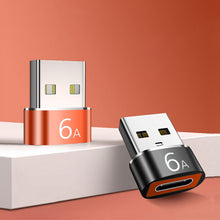 Load image into Gallery viewer, 6A/10A OTG Adapter USB3.0 To Type-C Charger PD Data Cable Accessories For Huawei Apple Ipad Computer