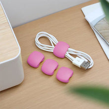 Load image into Gallery viewer, 1PC/5PCS Colorful Data Cable Organizer Earphone Charging Cable Storage Buckle Multifunctional Desktop Cable clamp