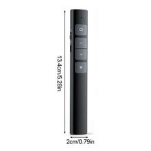 Load image into Gallery viewer, 2.4GhZ Multi-Function PPT Page Turning Pen Infrared Indication Wireless Laser Projection Pen USB Charging Whiteboard Remote Control Teaching Meeting Equipment