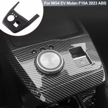 Load image into Gallery viewer, Carbon Fiber Car Center Console Cover Trim Gear ShiftsPanel Frame Sticker for MG4 EV Mulan F19A 2023 ABS