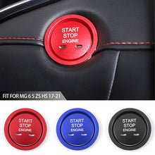 Load image into Gallery viewer, Car Engine Start Button Replace Decoration Sticker Cover Stop Switch Sticker Accessories Decor Fit for MG 6 5 ZS HS 17-21