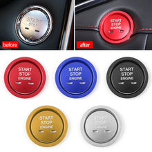 Load image into Gallery viewer, Car Engine Start Button Replace Decoration Sticker Cover Stop Switch Sticker Accessories Decor Fit for MG 6 5 ZS HS 17-21