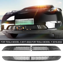 Load image into Gallery viewer, 2Pcs/Set Car Front Lower Bumper Anti Insect Net Dust Proof Air Inlet Vent Grille Protective Cover For Tesla Model 3 Model Y