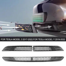 Load image into Gallery viewer, 2Pcs/Set Car Front Lower Bumper Anti Insect Net Dust Proof Air Inlet Vent Grille Protective Cover For Tesla Model 3 Model Y