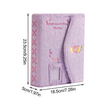 Load image into Gallery viewer, Plush Photo Card Binder Idol Cards Collect Book Binding Machine Photocard Holder A5 Photo Album Card Supplies