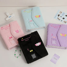Load image into Gallery viewer, Plush Photo Card Binder Idol Cards Collect Book Binding Machine Photocard Holder A5 Photo Album Card Supplies