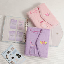 Load image into Gallery viewer, Plush Photo Card Binder Idol Cards Collect Book Binding Machine Photocard Holder A5 Photo Album Card Supplies