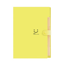 Load image into Gallery viewer, A4 Multi-Layer Folder Dutton File Bag File Bag Candy Color Five Grid Organ Bag Large Capacity Korean Simple Office Stationery