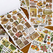 Load image into Gallery viewer, 50sheets Magazine Sticker Book Washi Paper Journal DIY Material Decoration Stickers Memo Pad Scrapbooking Ins Stationery