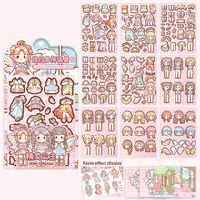 Load image into Gallery viewer, Dress Up Girls Stickers Cartoon Princess Change Clothes DIY Kawaii Toys Children Birthday Party Decoration